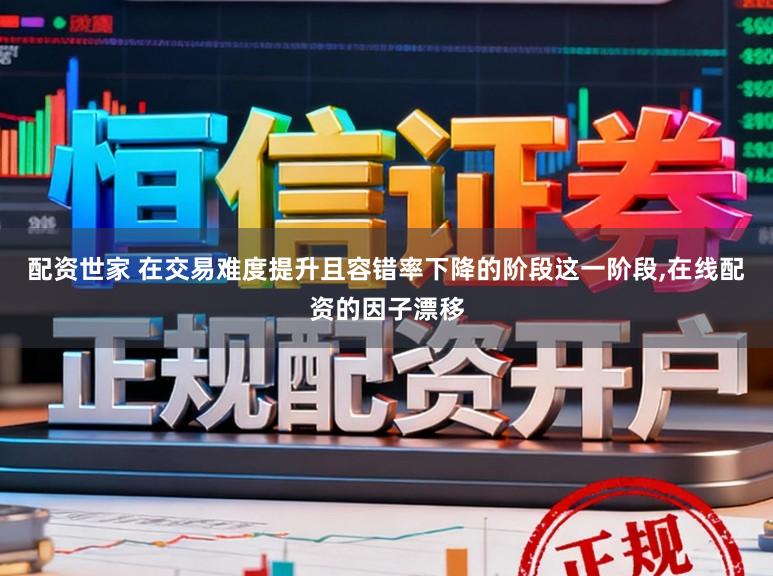 配资世家 在交易难度提升且容错率下降的阶段这一阶段,在线配资的因子漂移
